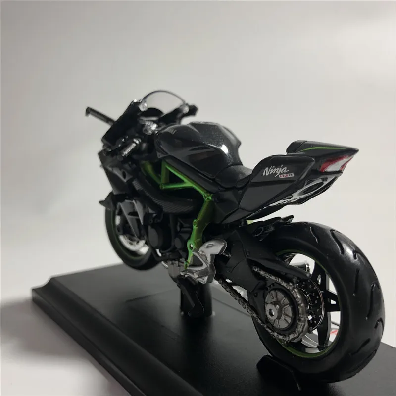 Модель мотоцикла KAWASAKI NINJA H2R литая модель из сплава черный ниндзя мотоцикл