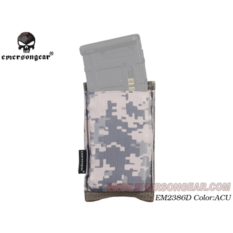Emersongear Быстрый ничья одиночный M4 подсумок высокая скорость Открытый Топ 5,56 винтовка подсумок
