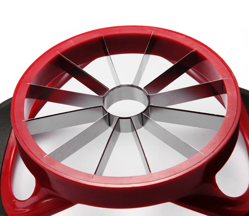 

Upgraded Version 12-Blade Large Apple Cutter Stainless Steel Ultra-Sharp Apple Cutters Splitter Multi-function Cut Fruit Tools