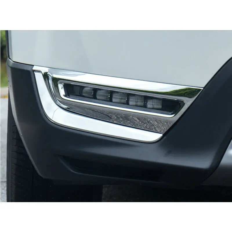 

Car Front Fog Light Lamp Cover Trim Foglight Molding Garnish Bezel for HONDA CR-V 2017-2020