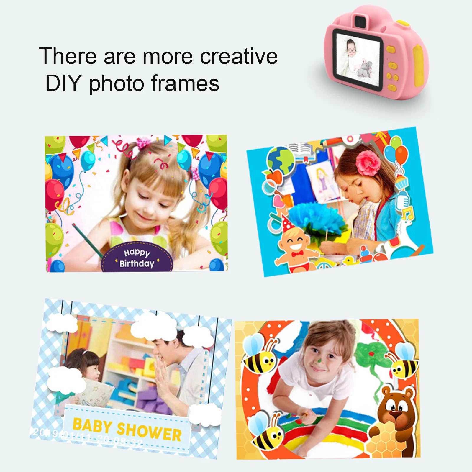 

Kids Camera Children Camera Children Mini Camera Children's Digital Camera 1800W 18MP Support 32G TF Card Dual-camera Camera