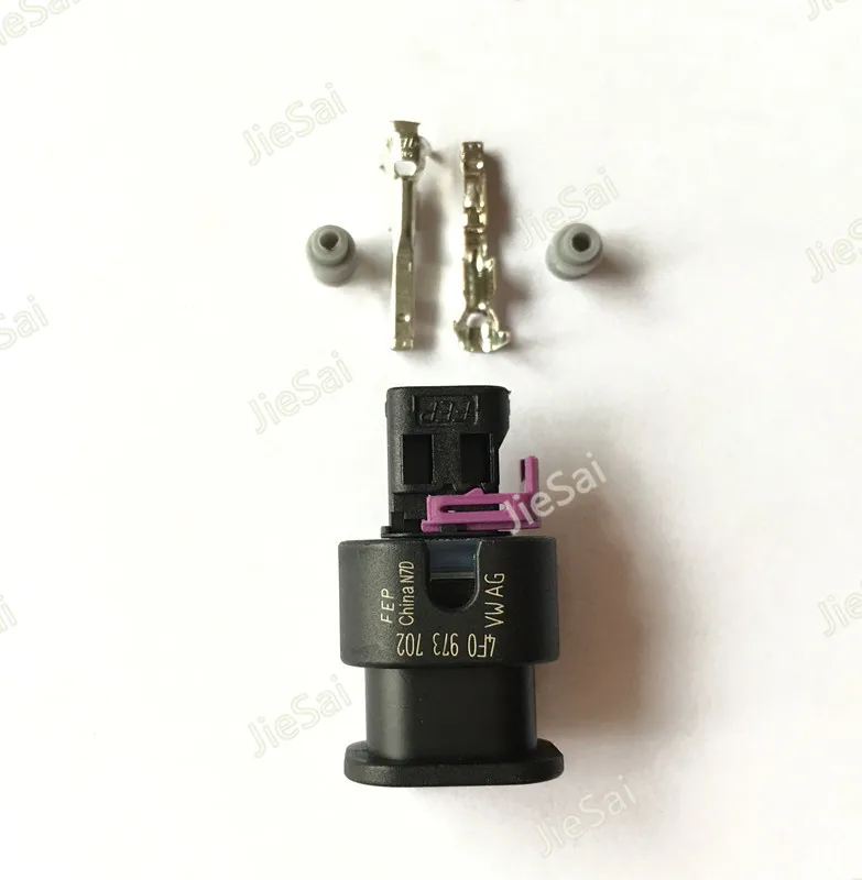 2-контактный разъем для топливного инжектора TYCO AMP 4F0 973 702 1-1718643-1 автомобильный