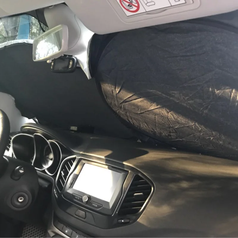 Солнцезащитная пленка на лобовое стекло автомобиля серебряное покрытие для