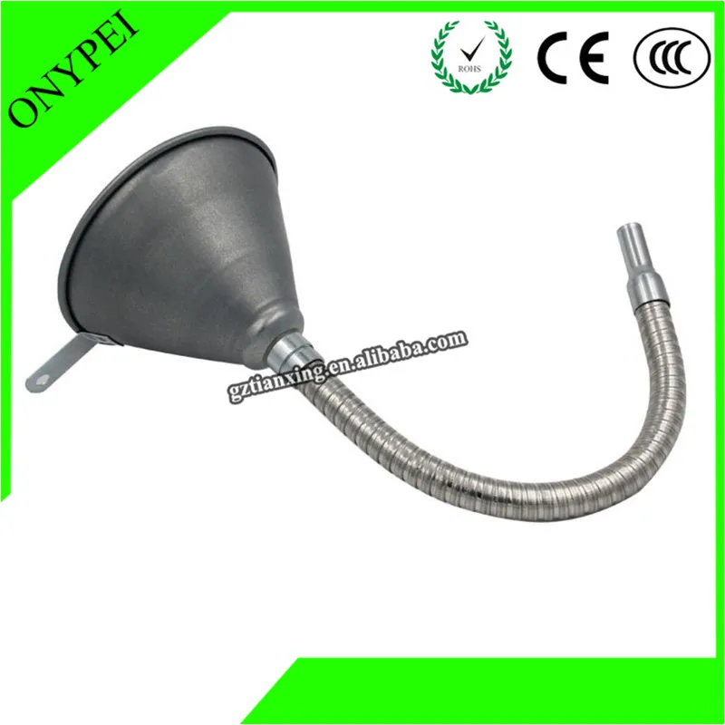 

Car Motorcycle Iron Universal Funnel For Petrol/oil/diesel/fuel Flexible with filter