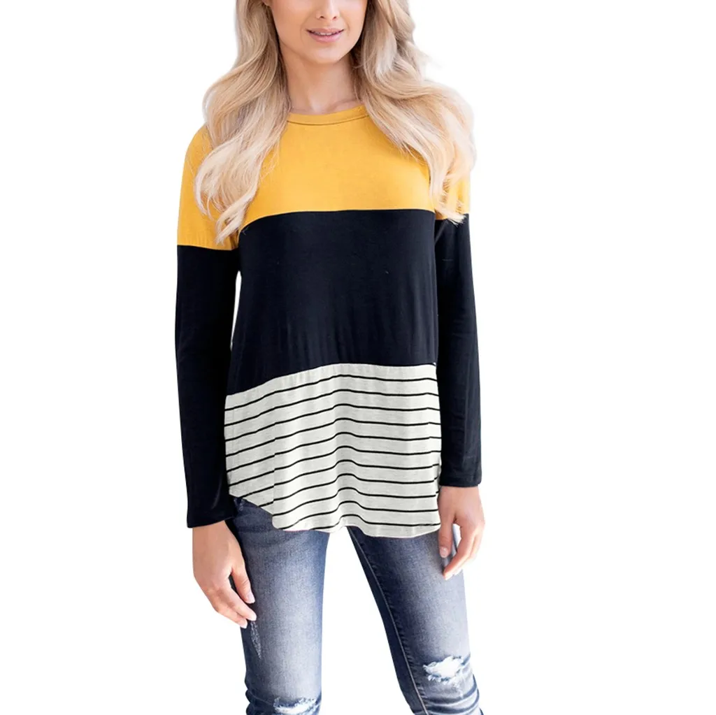 Топ для кормления грудью 2019 женские топы в полоску с длинными рукавами кормящих|Накидки кормления| |