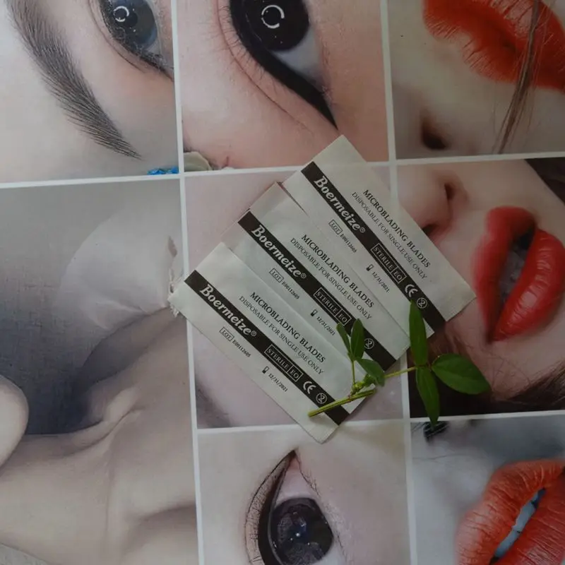 Microblading иглы для татуажа 7Pin Перманентный макияж бровей Тату микроигла игла 3D
