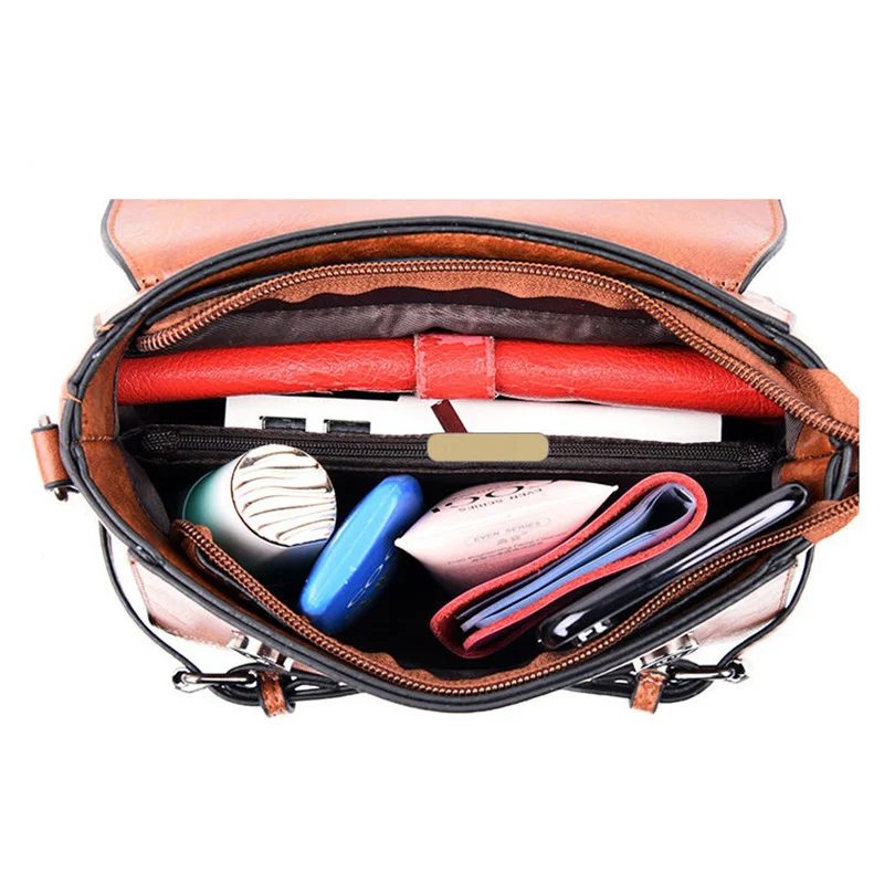 

Mew Woman Shoulder Hand Bag Waterproof Material High Quality Design Multi-functional All-match Fashion Retro Messenger Bag