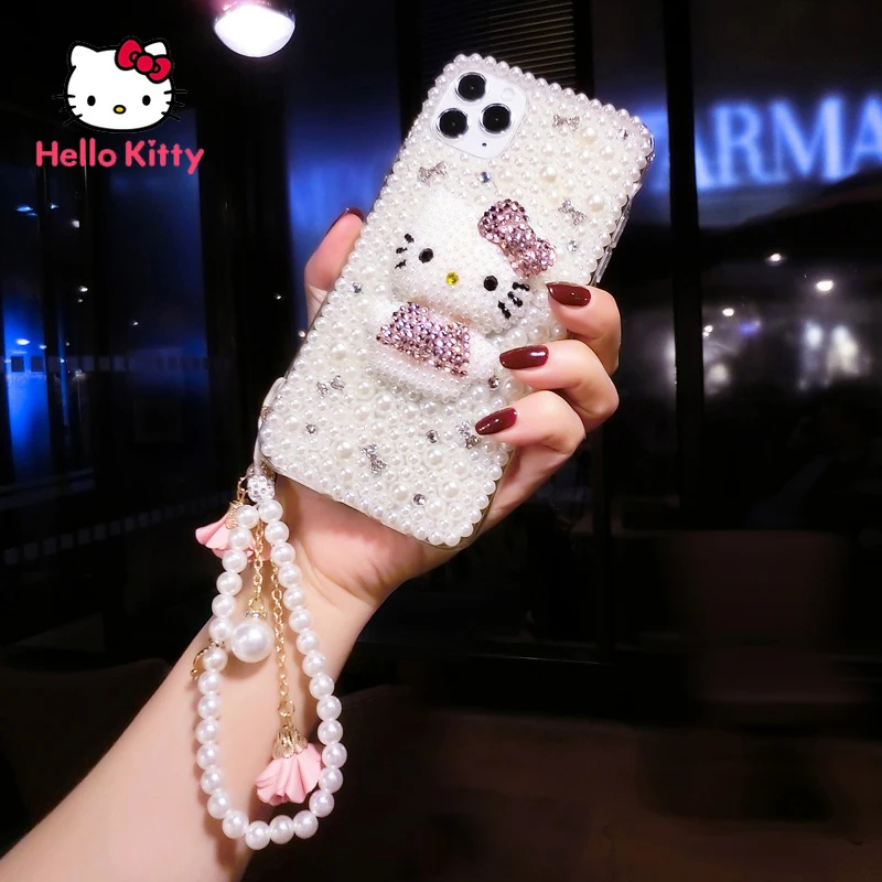 

Чехол Hello Kitty для IPhone 7/8P/X/XR/XS/XSMAX/11/12Pro/12mini со стразами