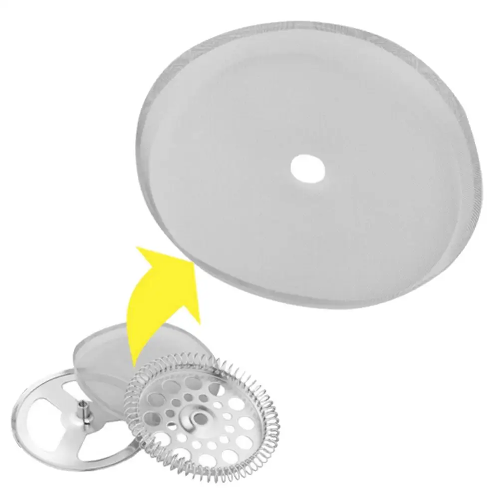 Многоразовый сетчатый фильтр Френч-пресс для приготовления кофе из нержавеющей