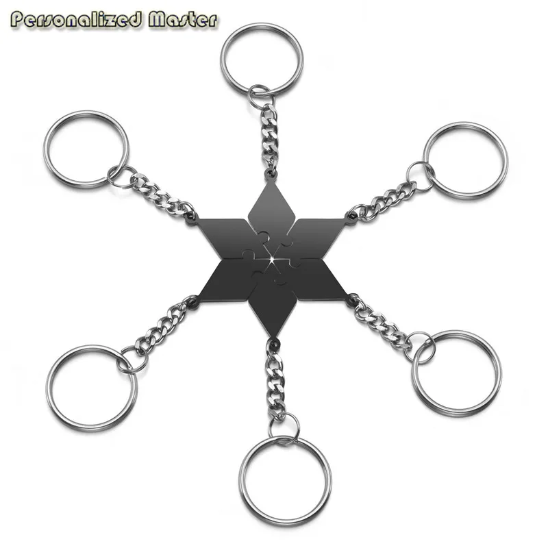 Персонализированные мастер индивидуальные имена брелок Нержавеющая сталь
