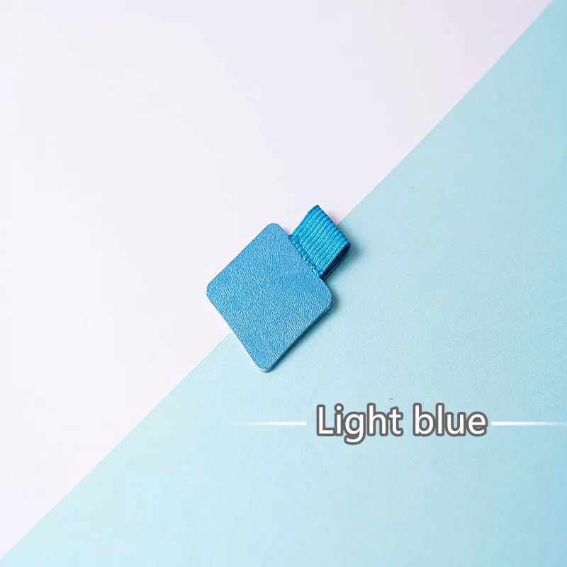 Self-adhesive Leather Pen Clip Pencil Elastic Loop for Notebooks Journals Clipboards Holder Office Desk Accessories |