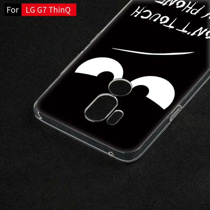 Чехол с надписью Don't touch my чехол для телефона LG G5 G6 Mini G7 G8 G8S V20 V30 V40 V50 ThinQ Q6 Q7 Q8 Q9 Q60