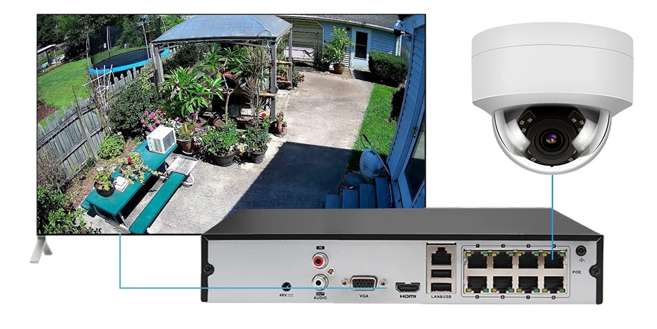 Hikvision Совместимость 3MP купольная IP камера POE IPC-D230W наружная Водонепроницаемая ИК 30 М камера видеонаблюдения