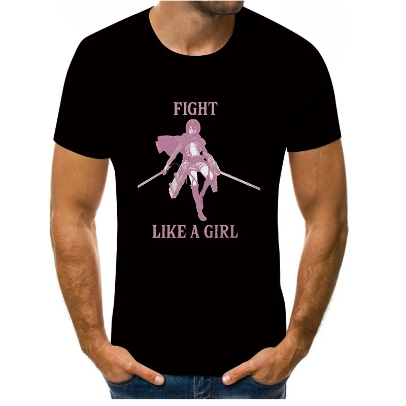 Футболка с коротким рукавом и круглым вырезом 3D-принтом | Мужская одежда