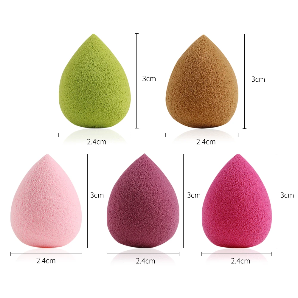

MAANGE 50Pcs Mini Makeup Sponge Cosmetic Puff Powder Puff Smooth Makeup Foundation Sponge Beauty Make Up Tools Wholesale