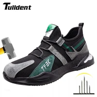 steel toecap work shoes for men work sport shoes boots anti smashing breathable construction industrial work safety shoes