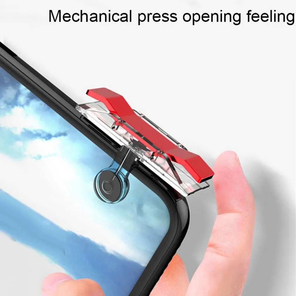 2pcs mobile phone gaming trigger gamepad for pubg button handle for l1r1 shooter controller keypads grip for iphone android free global shipping