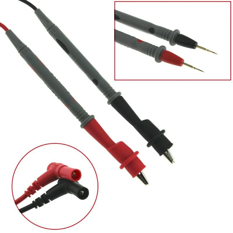 

Replacement Multimeter Probe Cable Set Clamp Probe Tester PVC wire 20A