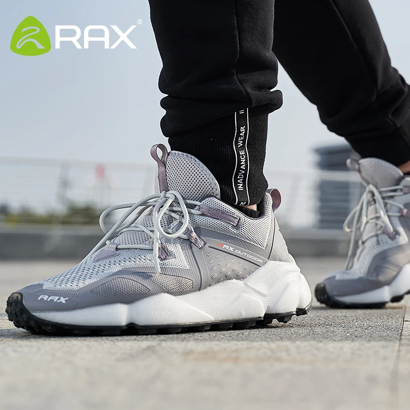 Rax 2021 New Style Men Running Shoes Lightweight Outdoor Sports Sneakers for Male Breathable Gym Running Shoes Tourism