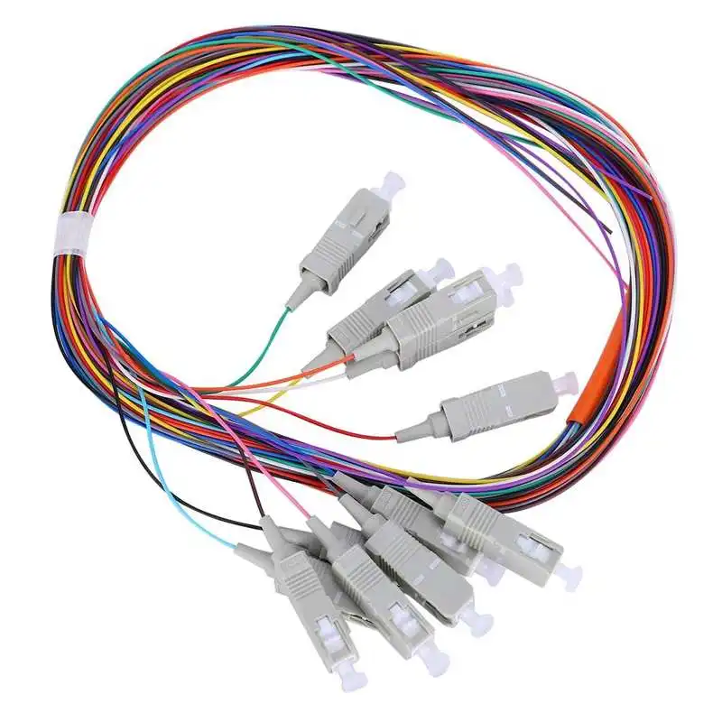 Волоконный кабель Pigtail многомодовый носитель класса 12 ядер SC/UPC 62 5/125 с ПВХ