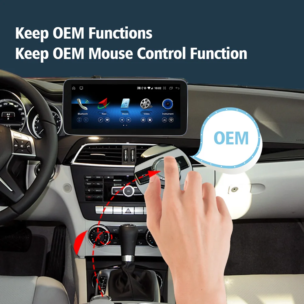 구매 Nunoo 안드로이드 무선 Carplay 인터페이스 자동차 멀티미디어 플레이어 메르세데스 벤츠 E 클래스 W212 E200 E260 S212 E350 2014 NTG4.5 4.