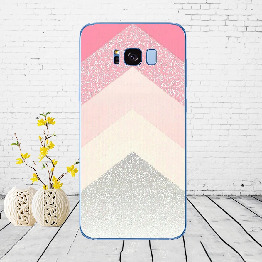 141DD роскошный золотой Блестящий Мягкий силиконовый чехол с принтом для Samsung Galaxy S6