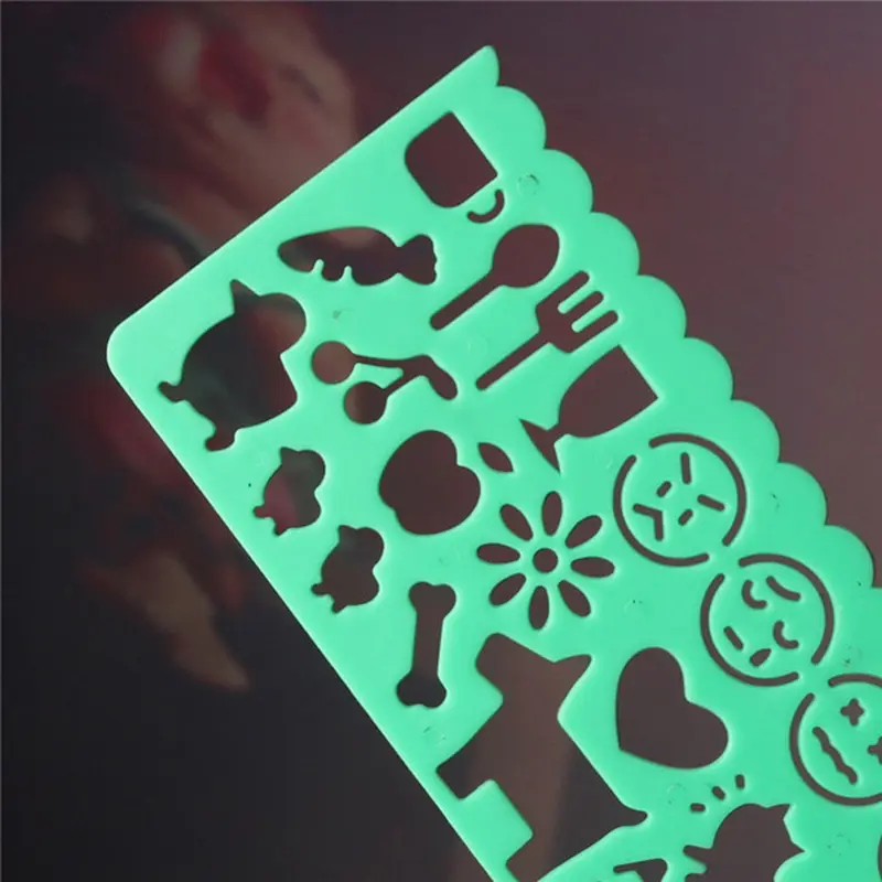 4 шт./компл. Набор для рисования с персонажами из мультфильмов DIY линейка