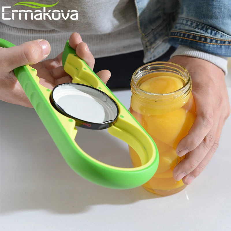 ERMAKOVA открывалка для бутылок удобная ручка открывалка для бутылок скручивающаяся крышка быстрое открывание для приготовления пищи повседневное использование для детей силиконовый ручной захват