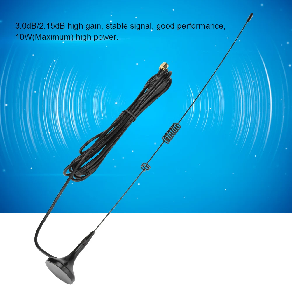SOONHUA автомобиля UHF VHF Dual Band телевизионные антенны магнитное основание SMA Мужской стабильного сигнала антенны для Yaesu VX-2R VX-3R VX-6R иди и болтай Walkie Talkie