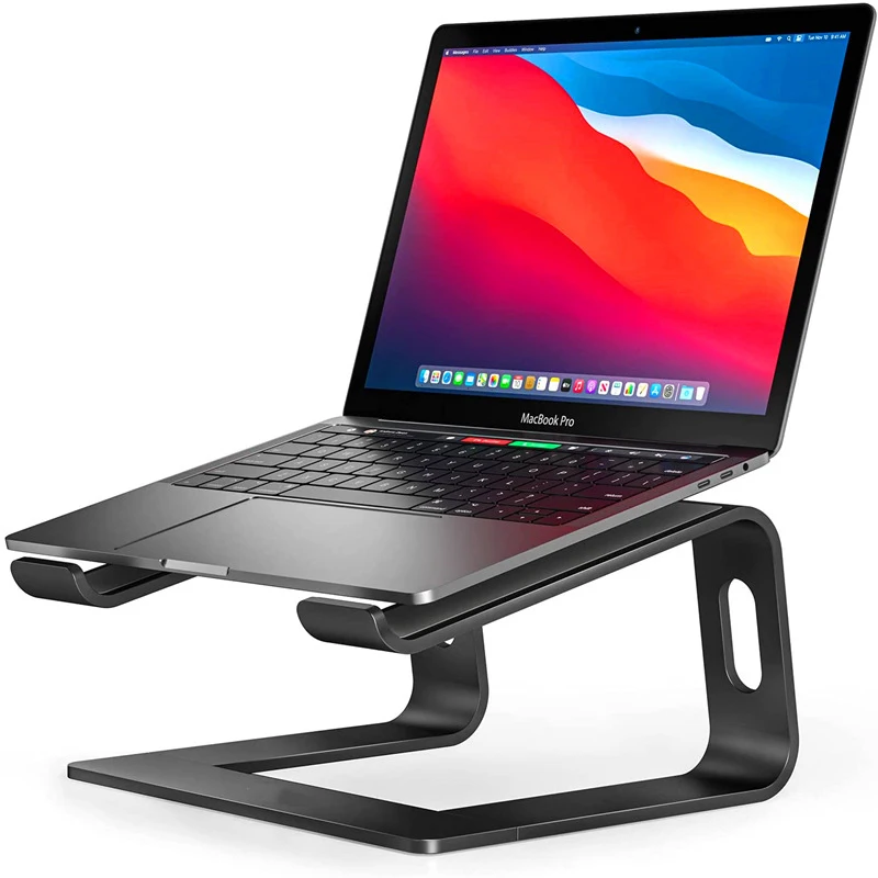 

Универсальная подставка для ноутбука, Эргономичный Алюминиевый нескользящий металлический охлаждающий кронштейн для ноутбука