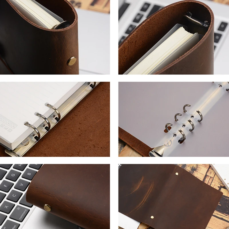 Блокнот-планировщик А5 из натуральной кожи 100 листов | Канцтовары для офиса и дома