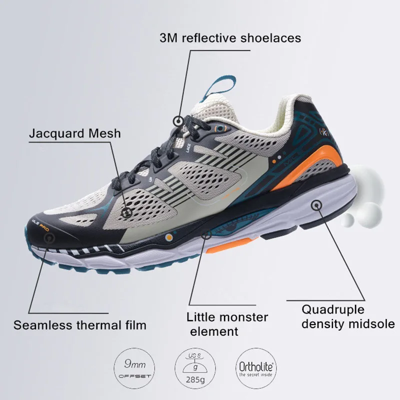 BMAI 42KM Professional Marathon Running Shoes Hot Sale Outdoor Cushioning Sneakers for Men Breathable Non-slip Sports Shoes Man
