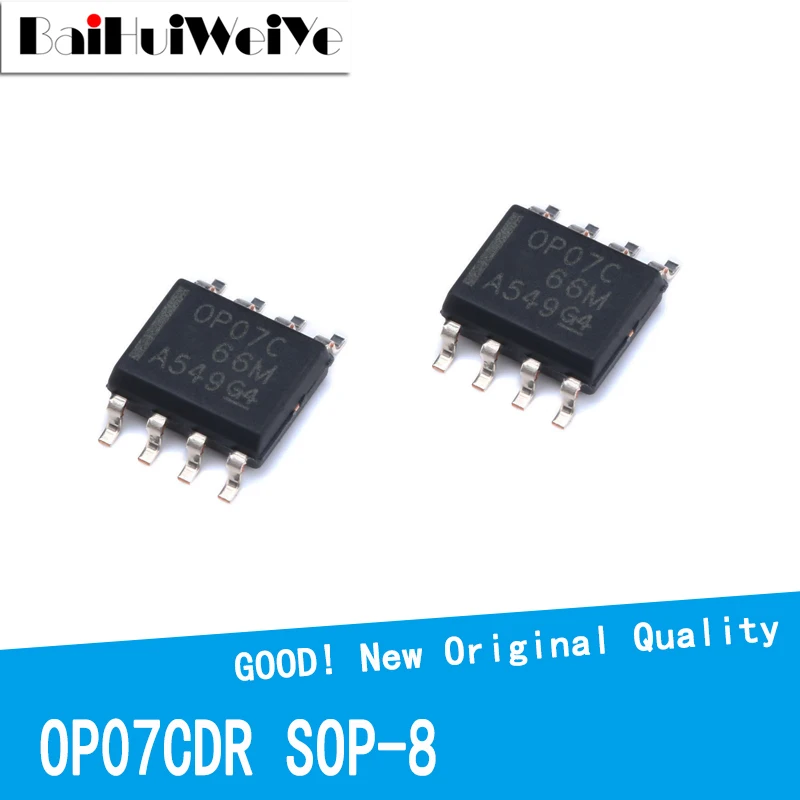 

10PCS/LOT OP07C OP07CDR OP07 SOP-8 SMD SOP8 New Good Quality Chipset
