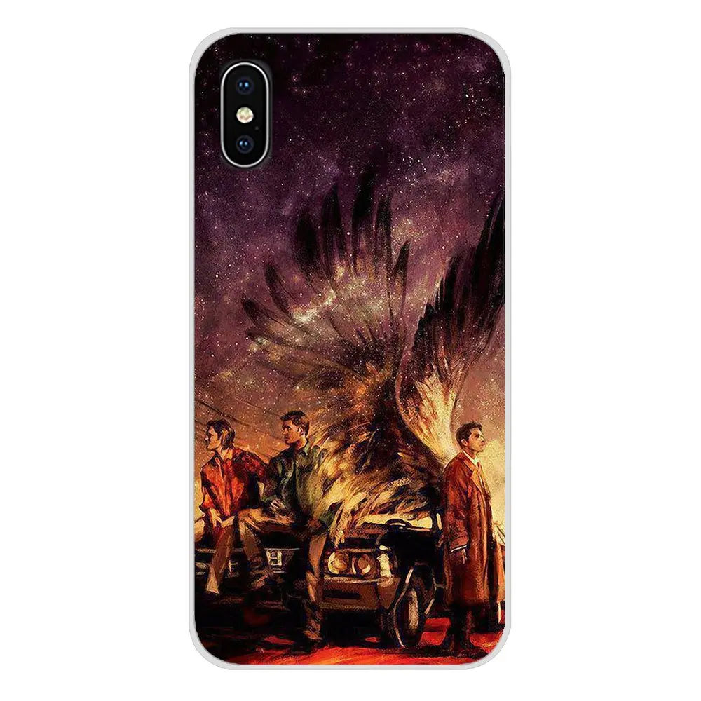 transparent tpu skin cover for apple iphone x xr xs 11pro max 4s 5s 5c se 6s 7 8 plus ipod touch 5 6 supernatural jared padaleck free global shipping