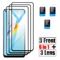 for oppo a54 protective glass hd camera lens screen protector for oppo a74 a94 5g tempered glass front protection film a 74 4g