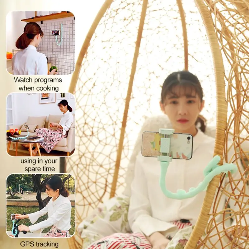 

360 Degree Flexible Lazy Mobile Phone Holder Octopus Tripod Bracket Stand for iPhone Samsung Smartphone