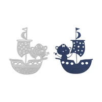 pirate ship cutting dies metal boat shapes stencils for diy scrapbooking photo album decorative embossing diy paper cards dies