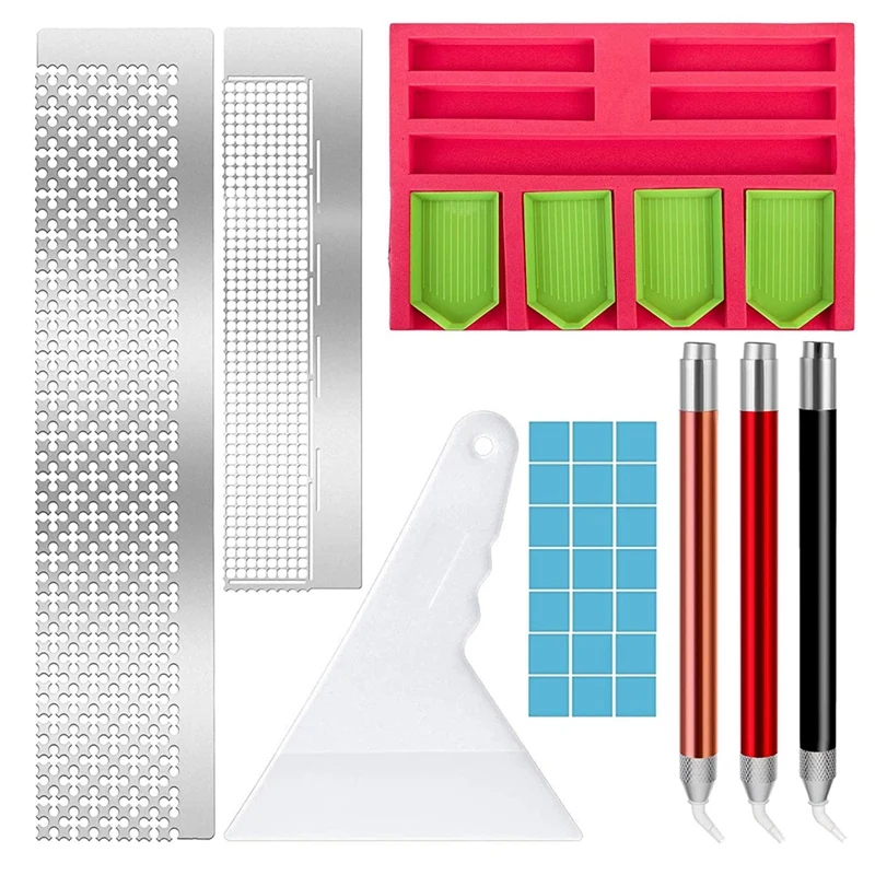 

Светодиодная лампа, 5D линейка для алмазной живописи с подсветкой, ручка для алмазной живописи, инструмент для творчества