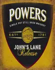 Металлическая жестяная вывеска Powers John's Lane с изображением ирландского виски
