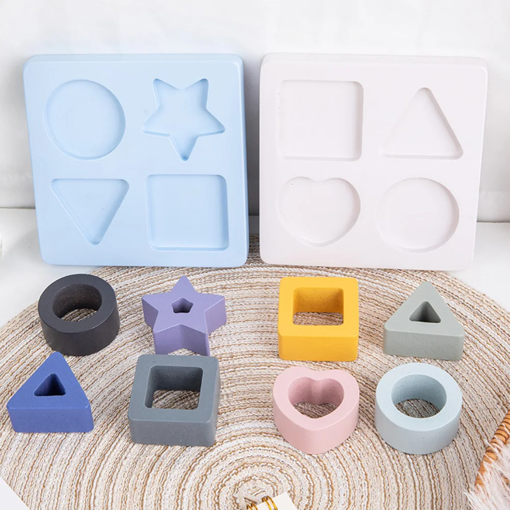 

Деревянные блоки Монтессори геометрической формы, Игрушки для раннего развития, обучающие игрушки для младенцев, детские подарки, товары