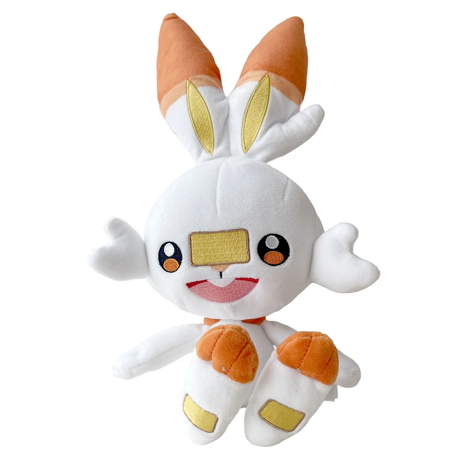 

35cm scorbunny toy Pokeemoned doll anime derivative games present collection