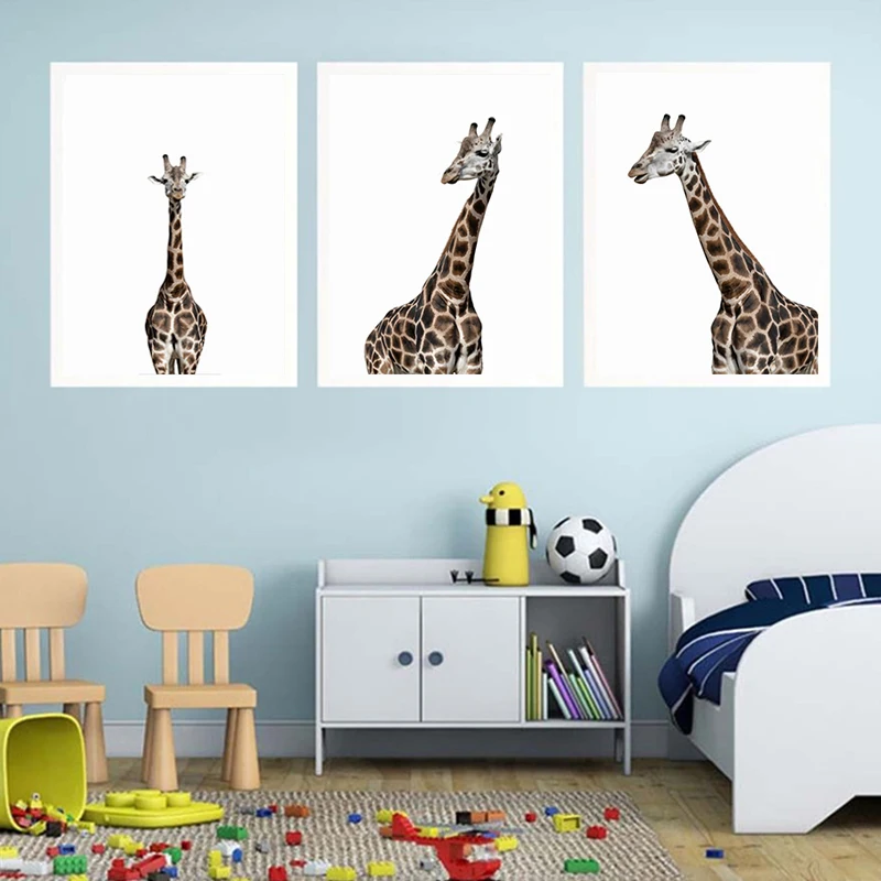 Хиппи животное картина на стену холст картины украшение в раме скандинавский