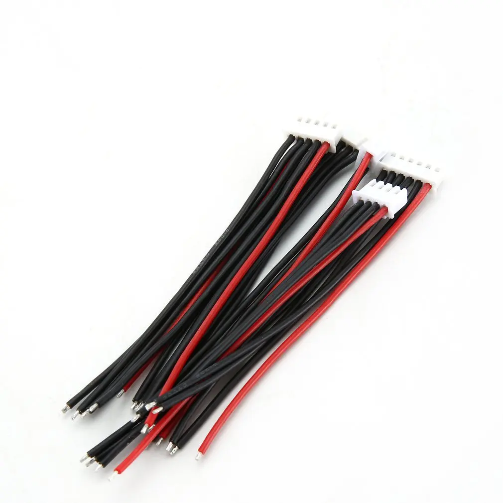 5 шт./лот 100 мм 22AWG разъем RC Lipo батарея баланс зарядное устройство 2s 3s 4S 5s 6s 22AWG кабель Линия для IMAX B3 B6