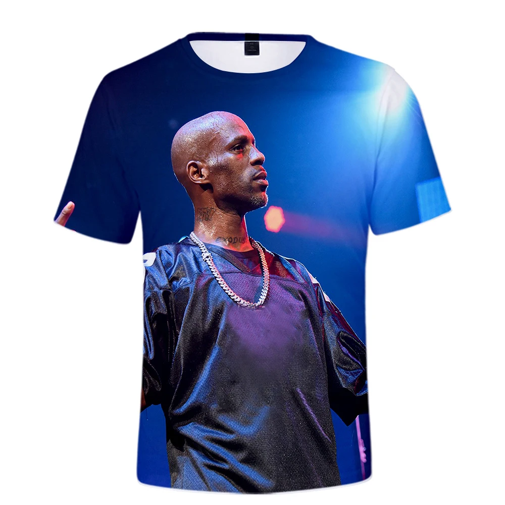 DMX 3D Print Spring Summer Preppy Style Men/Women Street Clothes T-shirt Hip hop Punk Youthful Retro Innovation |