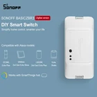Смарт-переключатель SONOFF BASICZBR3 Zigbee DIY, беспроводные переключатели модулей с дистанционным управлением, работает с концентратором SmartThings Alexa для умного дома