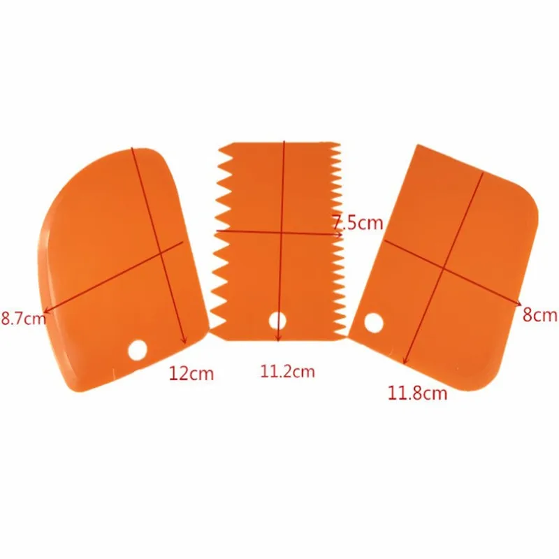 Скребок пластиковый для крема 3 шт./компл. | Дом и сад