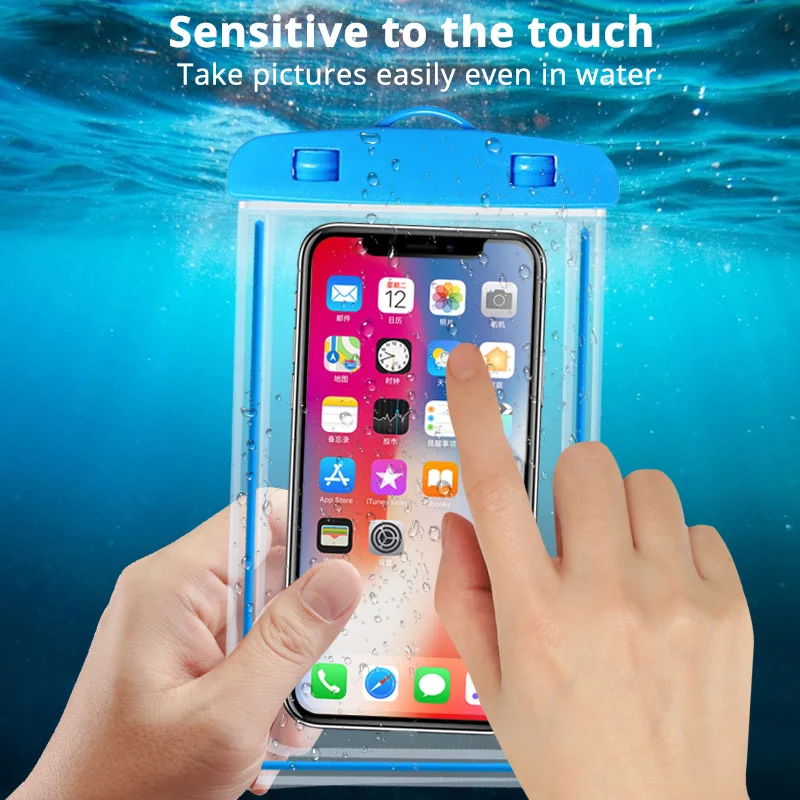For poco m3 pro Waterproof Phone Case Pouch Drift Diving Swimming Bag Underwater Dry Bag Water Proof Case Cover For iphone 11