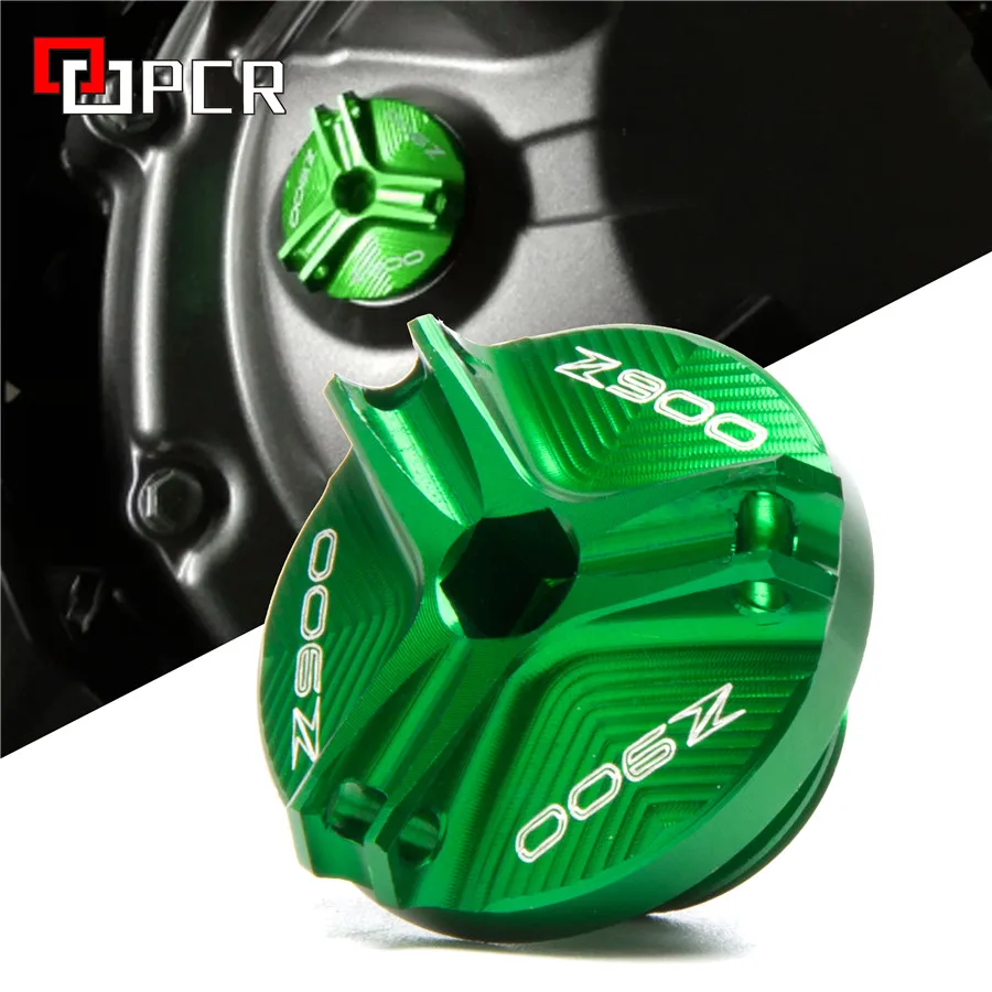 Аксессуары для мотоциклов Kawasaki Z900 Z 900 2017 2018 2019 CNC Магнитная пробка слива масла