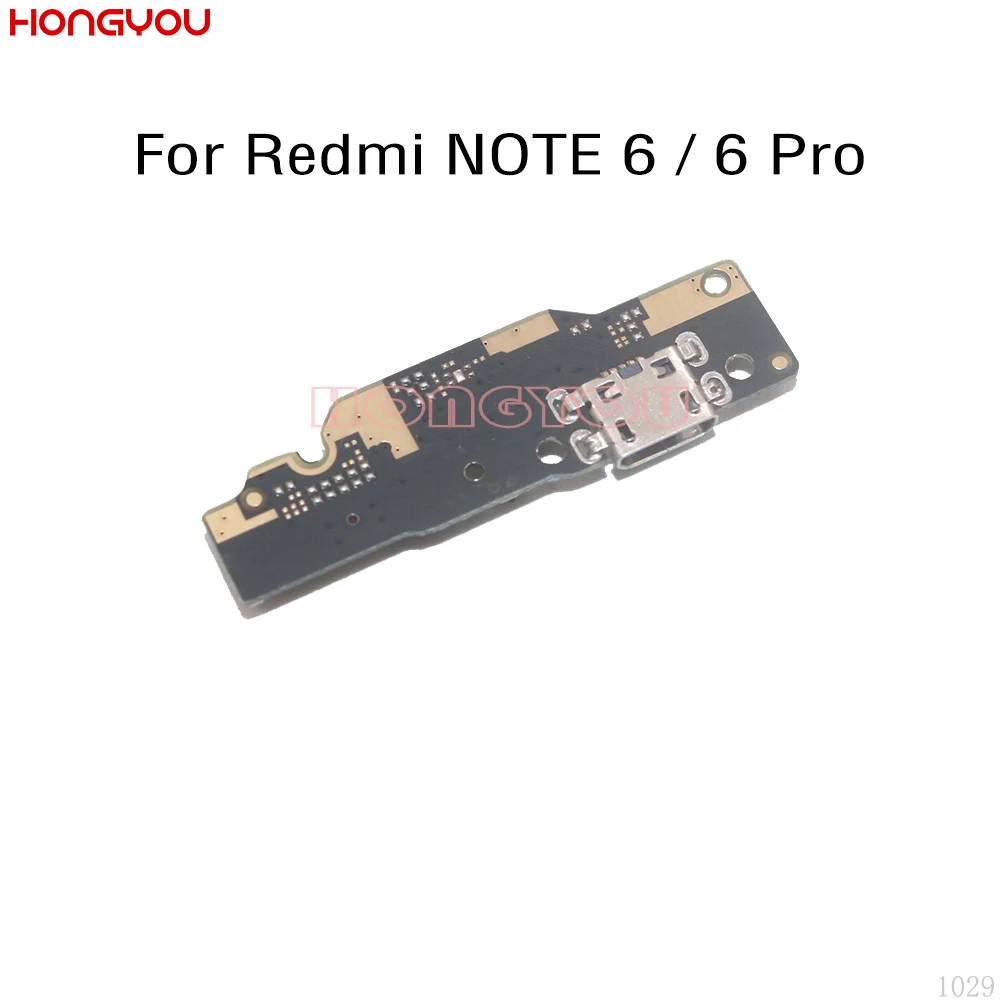 50 шт./лот для Xiaomi Redmi NOTE 6 / Pro USB зарядная док-плата зарядный штекер гнездо разъем