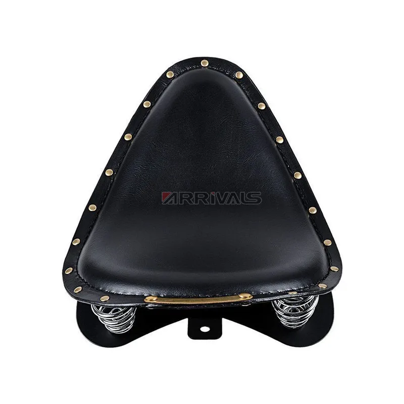 Черное кожаное сиденье для водителя основание пружины и Монтажный кронштейн Harley